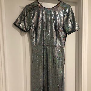 Sequined Midi Dress